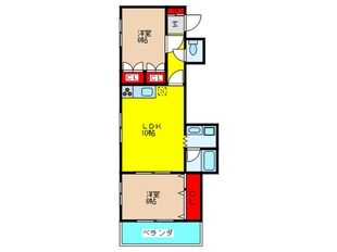 マンションエンジェルの物件間取画像